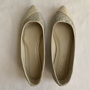 Aldo gemmed pointed flats shoes